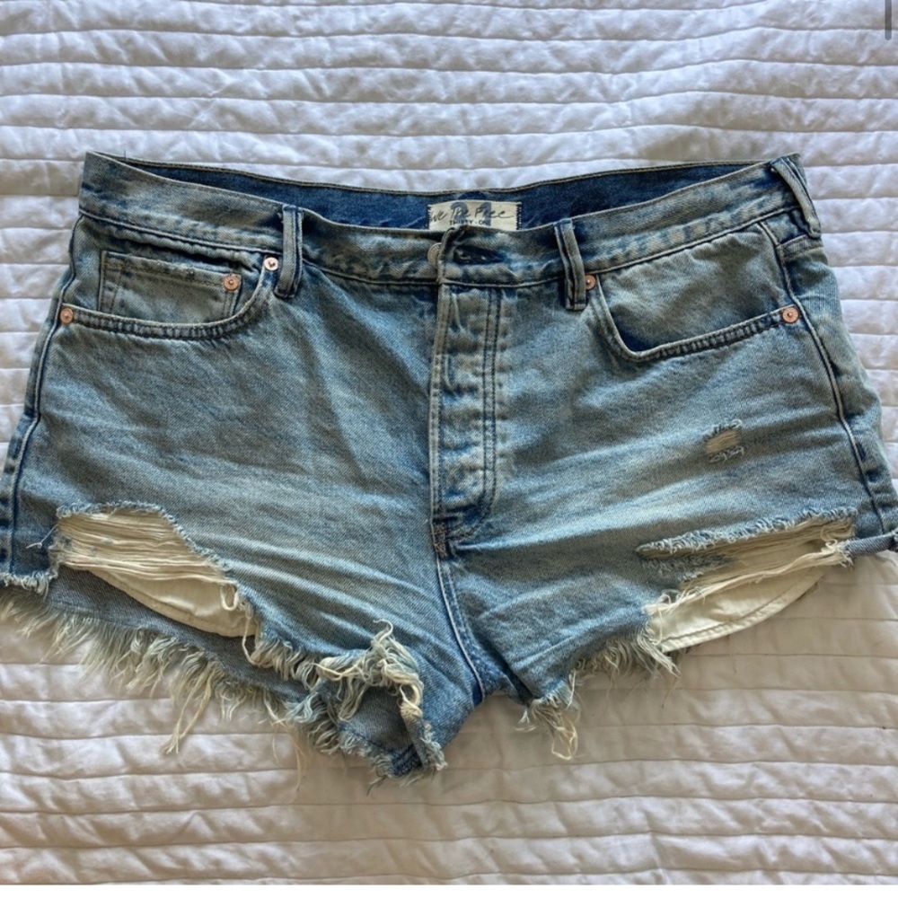 Free people shorts size 31